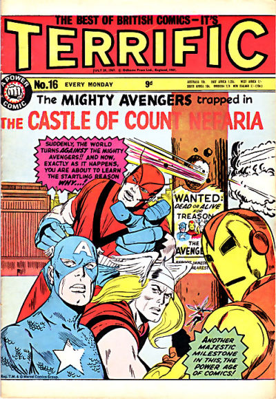 Cover for Terrific! (IPC, 1967 series) #16