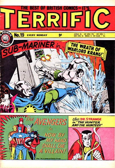 Cover for Terrific! (IPC, 1967 series) #19