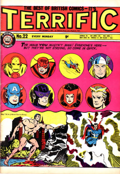 Cover for Terrific! (IPC, 1967 series) #22