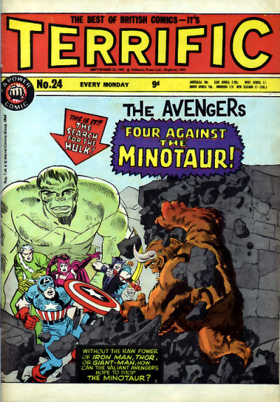 Cover for Terrific! (IPC, 1967 series) #24