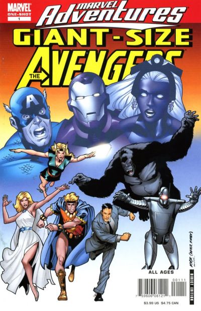 Cover for Giant-Size Marvel Adventures The Avengers (Marvel, 2007 series) #1
