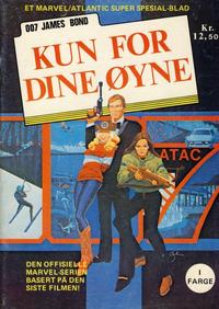 Cover Thumbnail for James Bond album Kun for dine øyne (Atlantic Forlag, 1981 series) #[nn]