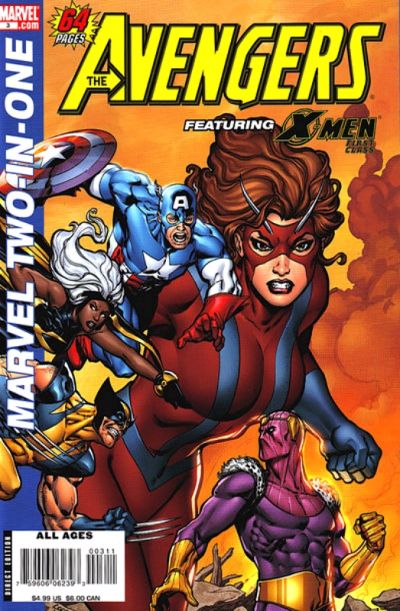 Cover for Marvel Two-in-One (Marvel, 2007 series) #3 [Direct Edition]