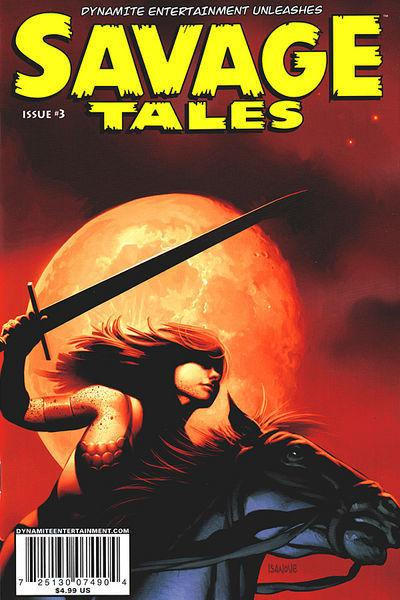 Cover for Savage Tales (Dynamite Entertainment, 2007 series) #3 [Richard Isanove Cover]
