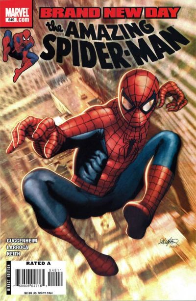 Cover for The Amazing Spider-Man (Marvel, 1999 series) #549 [Direct Edition]