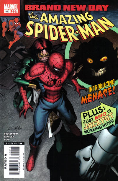Cover for The Amazing Spider-Man (Marvel, 1999 series) #550 [Direct Edition]