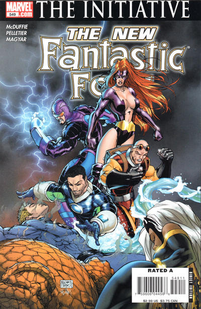 Cover for Fantastic Four (Marvel, 1998 series) #549 [Direct Edition]