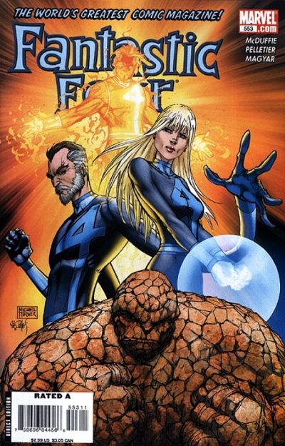 Cover for Fantastic Four (Marvel, 1998 series) #553 [Direct Edition]