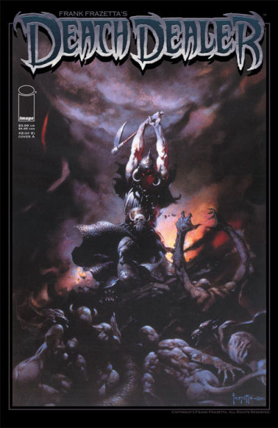 Cover for Frank Frazetta's Death Dealer (Image, 2007 series) #2 [Cover A]