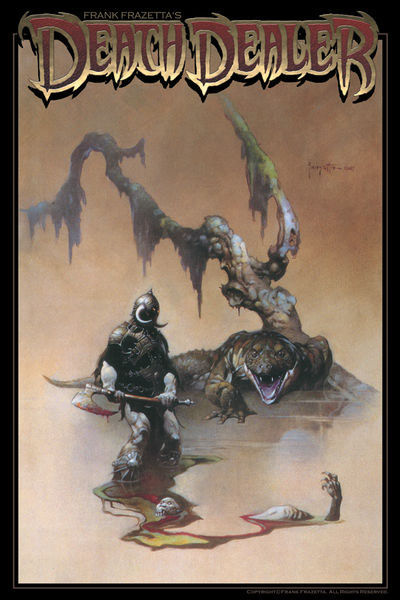 Cover for Frank Frazetta's Death Dealer (Image, 2007 series) #4 [Cover A]