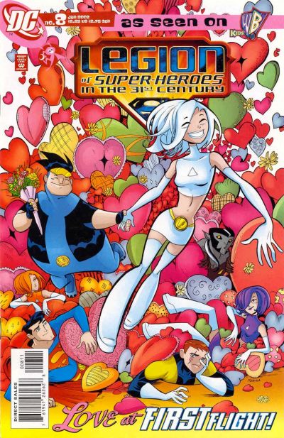 Cover for The Legion of Super-Heroes in the 31st Century (DC, 2007 series) #8