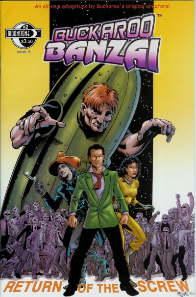 Cover for Buckaroo Banzai: Return of the Screw (Moonstone, 2006 series) #2 [Cover A]