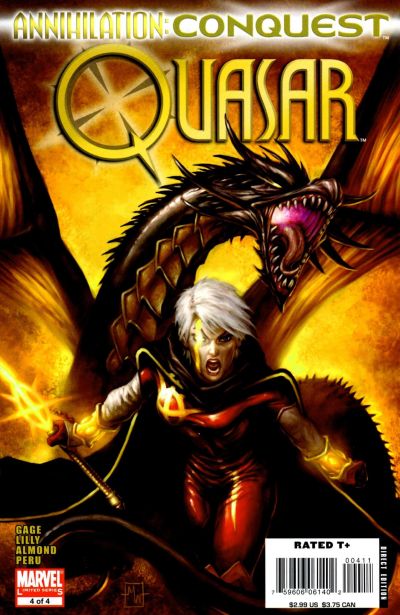 Cover for Annihilation: Conquest - Quasar (Marvel, 2007 series) #4