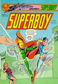 Cover Thumbnail for Superboy (Egmont Ehapa, 1980 series) #10/1981