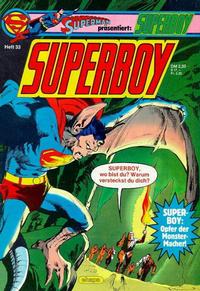 Cover Thumbnail for Superboy (Egmont Ehapa, 1980 series) #33