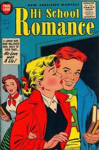 Cover Thumbnail for Hi-School Romance (Harvey, 1949 series) #45