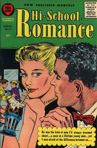Cover Thumbnail for Hi-School Romance (Harvey, 1949 series) #61