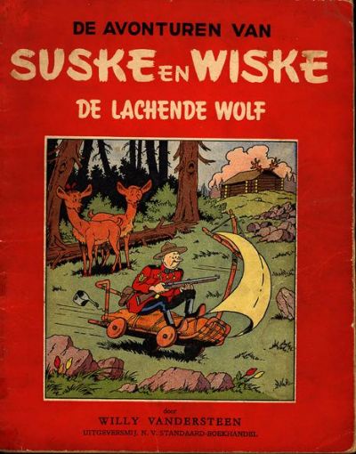Cover for Suske en Wiske (Standaard Uitgeverij, 1947 series) #17 - De lachende wolf