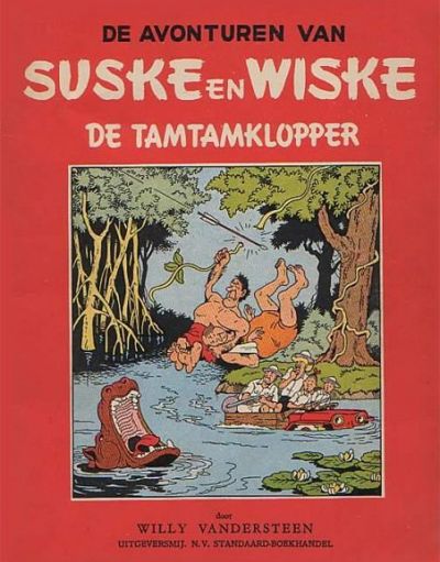 Cover for Suske en Wiske (Standaard Uitgeverij, 1947 series) #19 - De tamtamklopper