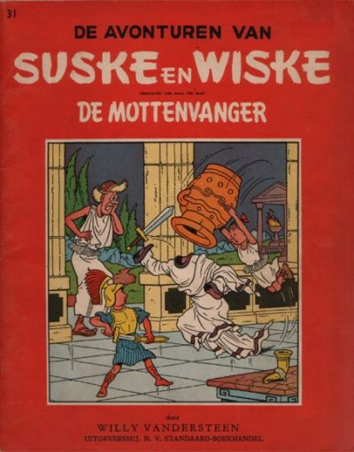 Cover for Suske en Wiske (Standaard Uitgeverij, 1947 series) #31 - De mottenvanger