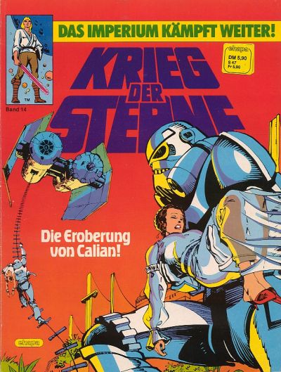 Cover for Krieg der Sterne (Egmont Ehapa, 1979 series) #14 - Die Eroberung von Calian! - Das Imperium kämpft weiter!