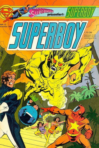 Cover for Superboy (Egmont Ehapa, 1980 series) #12/1980