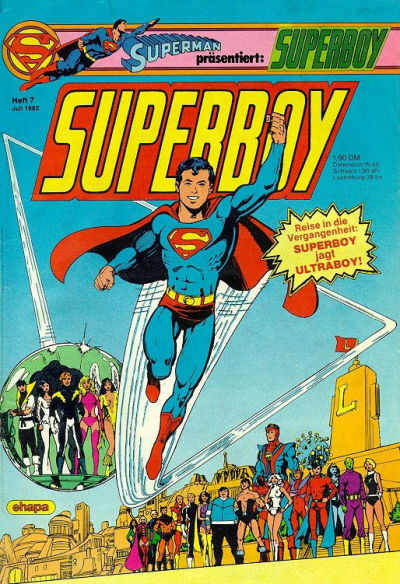 Cover for Superboy (Egmont Ehapa, 1980 series) #7/1982