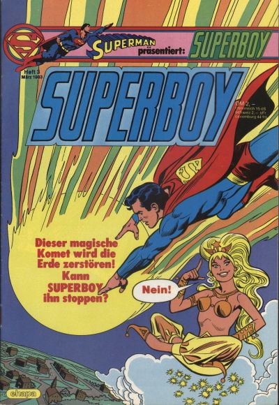 Cover for Superboy (Egmont Ehapa, 1980 series) #3/1983