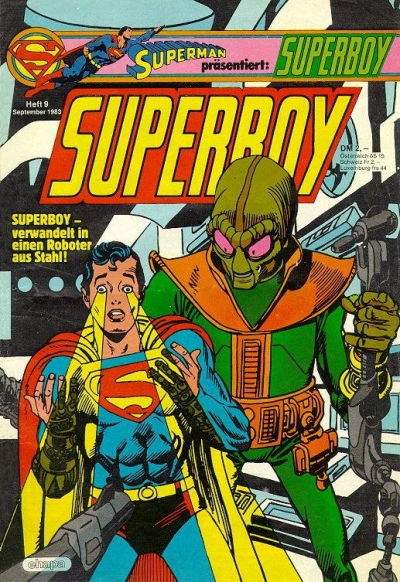 Cover for Superboy (Egmont Ehapa, 1980 series) #9/1983