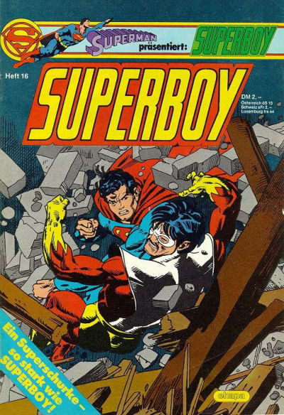 Cover for Superboy (Egmont Ehapa, 1980 series) #16