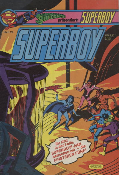 Cover for Superboy (Egmont Ehapa, 1980 series) #29