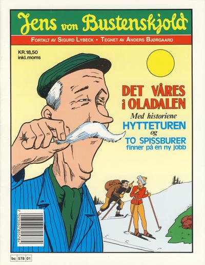 Cover for Jens von Bustenskjold (Bladkompaniet / Schibsted, 1985 series) #[Påske 1991]