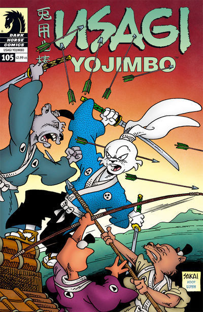 Cover for Usagi Yojimbo (Dark Horse, 1996 series) #105
