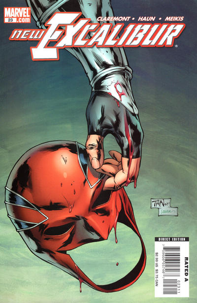 Cover for New Excalibur (Marvel, 2006 series) #23 [Direct Edition]