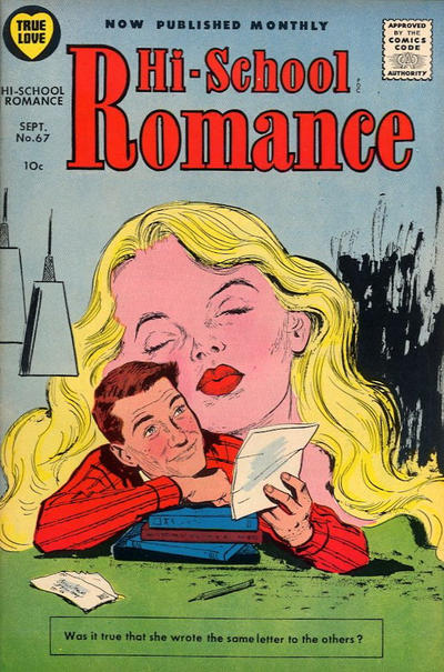Cover for Hi-School Romance (Harvey, 1949 series) #67