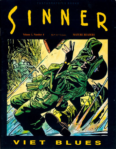 Cover for Sinner (Fantagraphics, 1987 series) #4