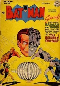 Cover Thumbnail for Batman (National Comics Publications of Canada Ltd, 1948 series) #50