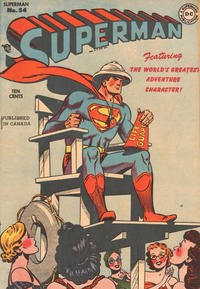 Cover Thumbnail for Superman (National Comics Publications of Canada Ltd, 1948 series) #54