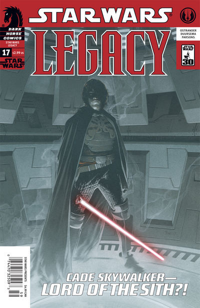 Cover for Star Wars: Legacy (Dark Horse, 2006 series) #17 [Newsstand]