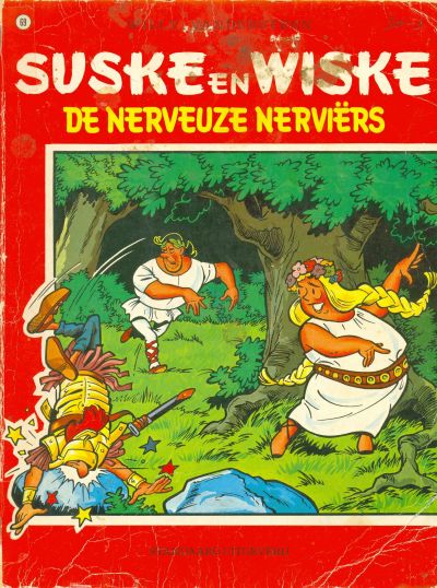 Cover for Suske en Wiske (Standaard Uitgeverij, 1967 series) #69 - De nerveuze Nerviërs