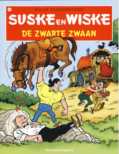 Cover for Suske en Wiske (Standaard Uitgeverij, 1967 series) #123 - De zwarte zwaan [Herdruk 2008]