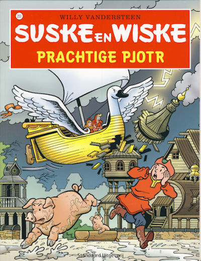 Cover for Suske en Wiske (Standaard Uitgeverij, 1967 series) #253 - Prachtige Pjotr [Herdruk 2008]