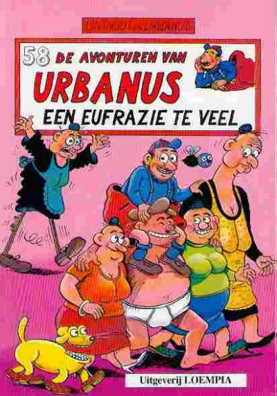 Cover for De avonturen van Urbanus (Loempia, 1983 series) #58 - Een Eufrazie te veel