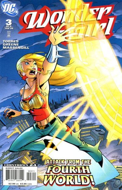 Cover for Wonder Girl (DC, 2007 series) #3