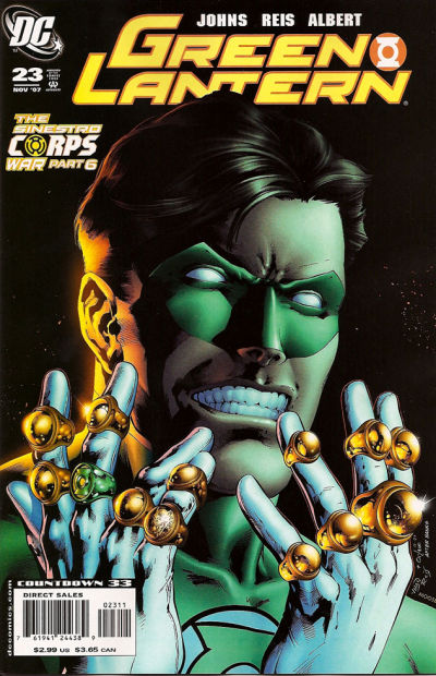 Cover for Green Lantern (DC, 2005 series) #23 [Direct Sales]
