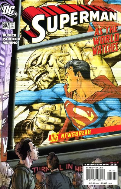 Cover for Superman (DC, 2006 series) #667 [Direct Sales]