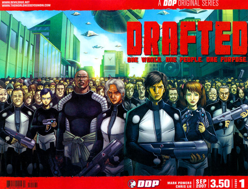 Cover for Drafted (Devil's Due Publishing, 2007 series) #1