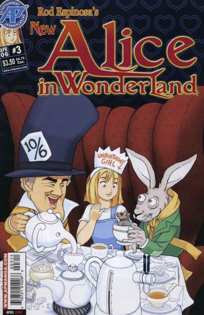 Cover for New Alice in Wonderland (Antarctic Press, 2006 series) #3