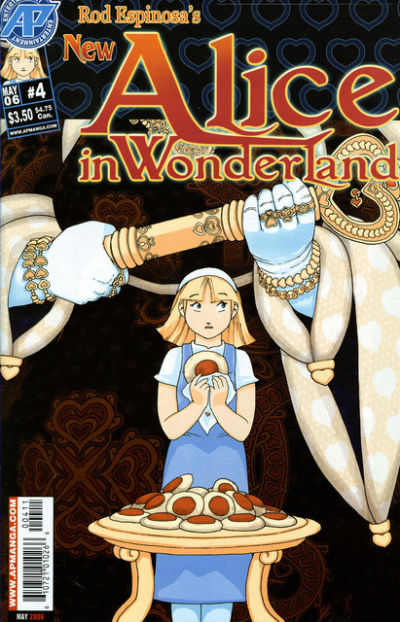 Cover for New Alice in Wonderland (Antarctic Press, 2006 series) #4