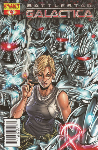 Cover for Battlestar Galactica (Dynamite Entertainment, 2006 series) #4 [Cover B - Nigel Raynor]
